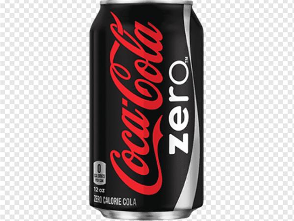 90-REFRIGERANTE COCA-COLA ZERO  LATA